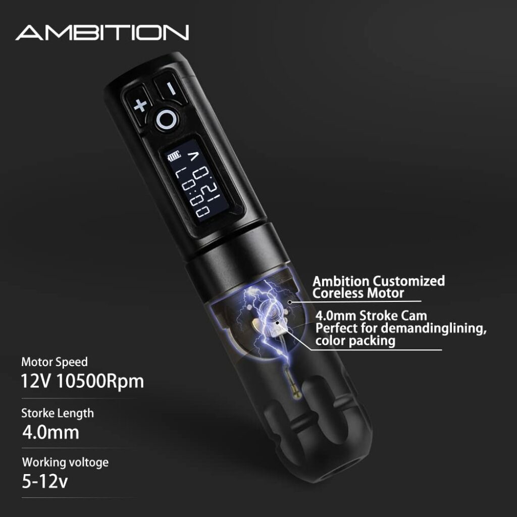 Ambition Soldier Rotary Tattoo Pen
